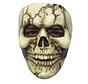 Masker Cracked Skull voor volwassenen + Fake bloed
