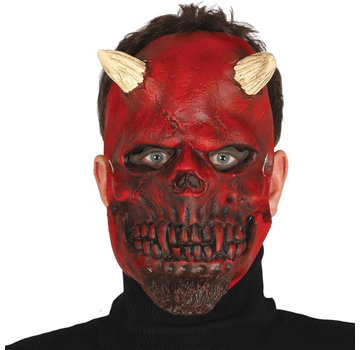 Fiestas Guirca Masker Demon Skelet voor volwassenen
