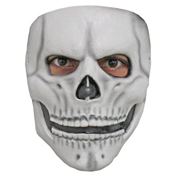 Ghoulish productions Masker Grinning Skull voor volwassenen + Fake bloed