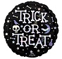 Standard Shape Iridescent Folieballon Trick Or Treat 45 x 45 cm