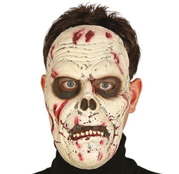 Fiestas Guirca Masker Scary Zombie voor volwassenen