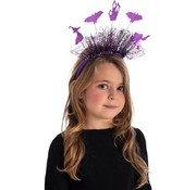 Carnival Toys Diadeem Halloween met tule Paars