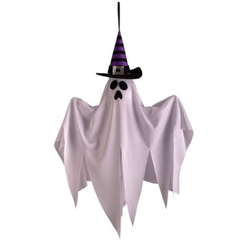 Carnival Toys Hangdecoratie Spook 60 Cm Textiel Wit/paars