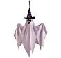 Hangdecoratie Spook 60 Cm Textiel Wit/paars