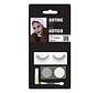 Make-up Set Goth Zilver/wit 4-delig