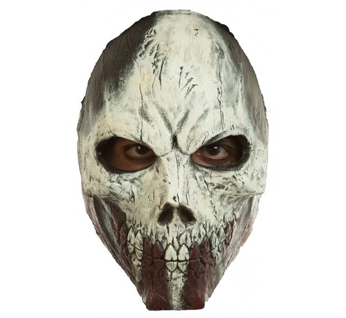 Ghoulish productions Masker Assault Skull voor volwassenen + Fake bloed