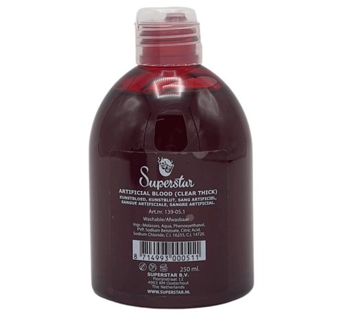 Superstar Fake Bloed Helder Rood Dik 250 ml