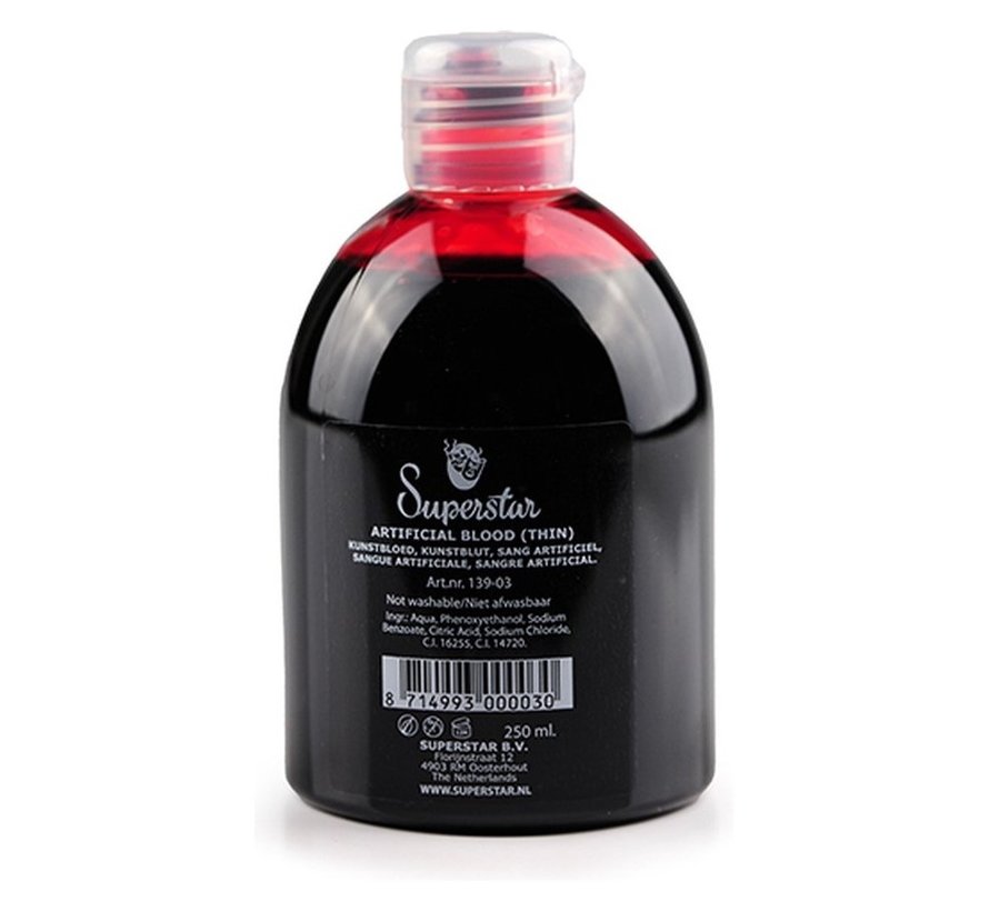 Fake Bloed Helder Rood Dun 250 ml