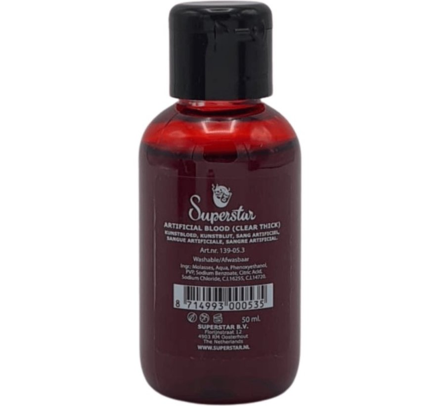 Fake Bloed Helder Rood Dik 50 ml