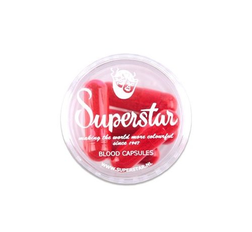 Superstar Bloedcapsules Rood 5 Stuks