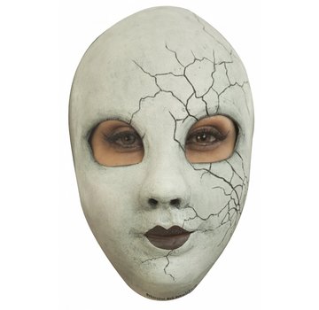Ghoulish productions Masker Creepy Doll voor volwassenen