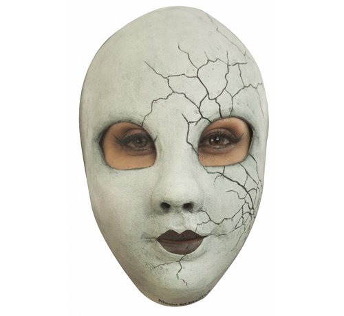 Ghoulish productions Masker Creepy Doll voor volwassenen