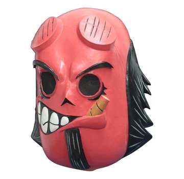 Ghoulish productions Masker Día de los Muertos Hell Skull voor volwassenen