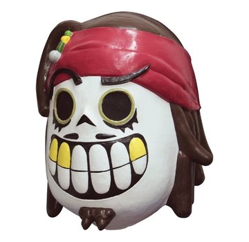 Ghoulish productions Masker Día de los Muertos Pirate voor volwassenen