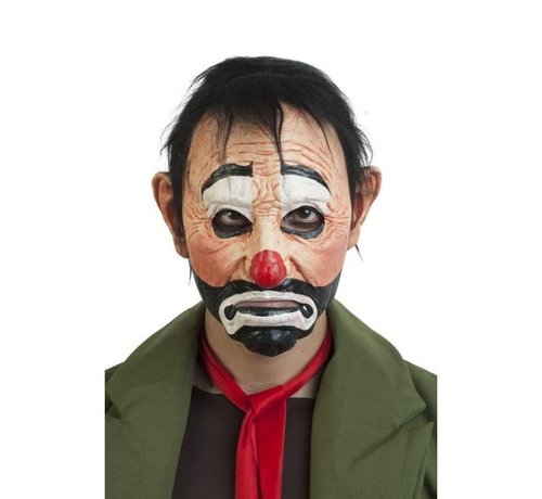 Witbaard Masker Trap the Clown voor volwassenen