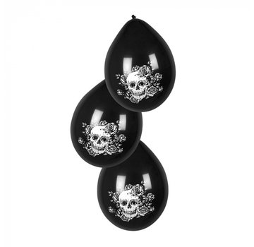 Boland Ballonnen Day of the dead 6 stuks 25 cm