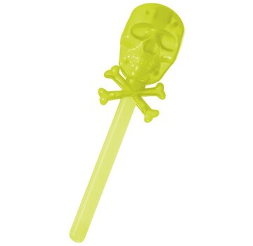 Carnival Toys Skeletstaf Glow In The Dark Junior 20 Cm Geel