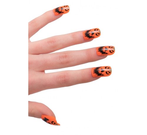 Carnival Toys Kunstnagels Halloween Oranje 12 Stuks