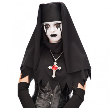 Carnival Toys Sluier Nun Dames 45 Cm