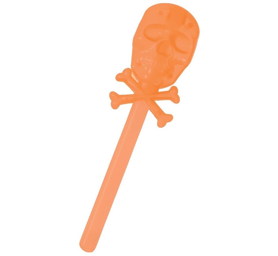 Skeletstaf Glow In The Dark Junior 20 Cm Oranje