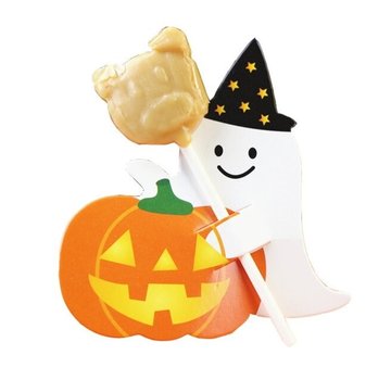 Joni's Winkel Lolly houders Spook met Pompoen 50 stuks