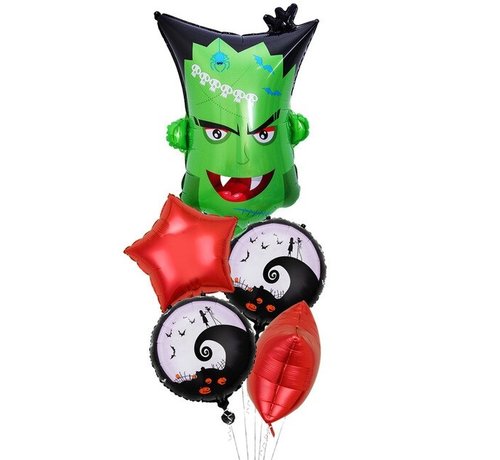 Joni's Winkel Ballonboeket 5 delig "Frankenstein"