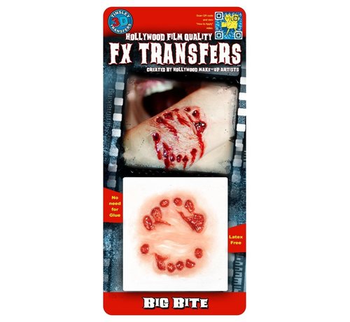 Tinsley Transfers Tinsley Horror 3D Tattoo Diepe Beet ( Big Bite )