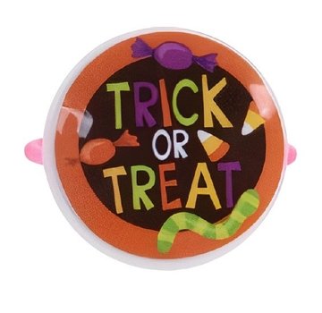 Free and Easy Armband Glow-in-the-dark Trick or Treat 4-delig