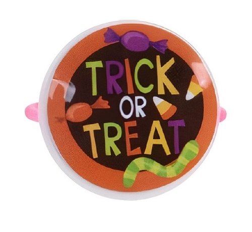 Free and Easy Armband Glow-in-the-dark Trick or Treat 4-delig