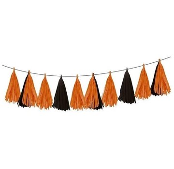 Amscan Decoratieslinger 3,04 Meter Oranje/zwart