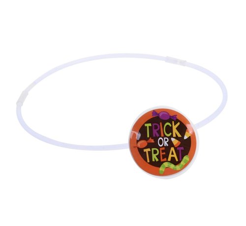 Free and Easy Ketting Glow-in-the-dark Trick or Treat 8-delig