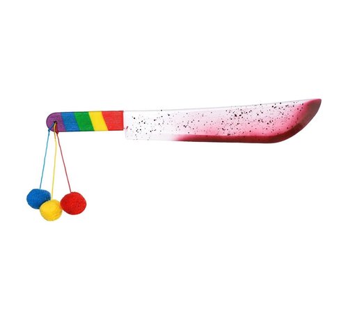 Amscan Clown Machete 56 cm Kunststof