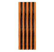 Amscan Deurgordijn Zwart/Oranje 91x 243 cm