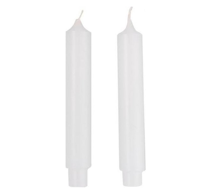 Kaarsen 10,5 Cm Wax Wit 2 Stuks