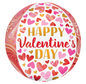 Anagram Orbz Folieballon Happy Valentine's day 38 X 40 cm