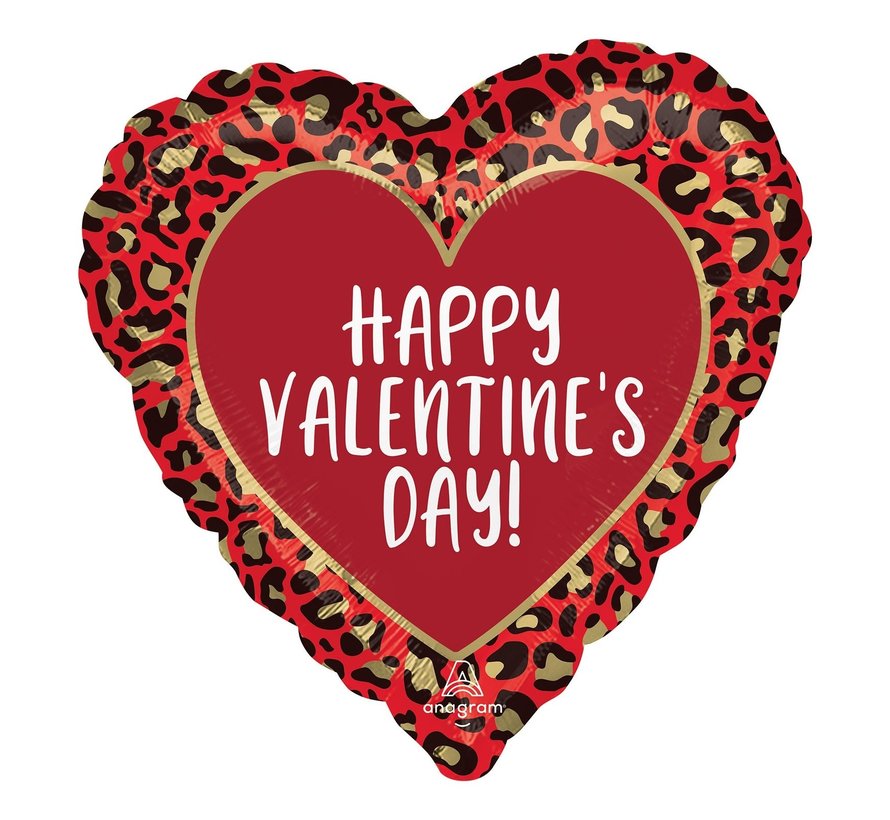 StandardShape Folieballon Happy Valentine's Day Hart 40 X 40 cm