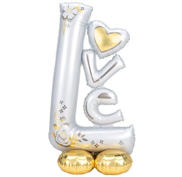 Anagram Airloonz Folieballon Wedding Love 147 cm