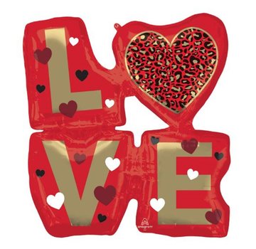 Anagram SuperShape Folieballon Love 68 X 73 cm