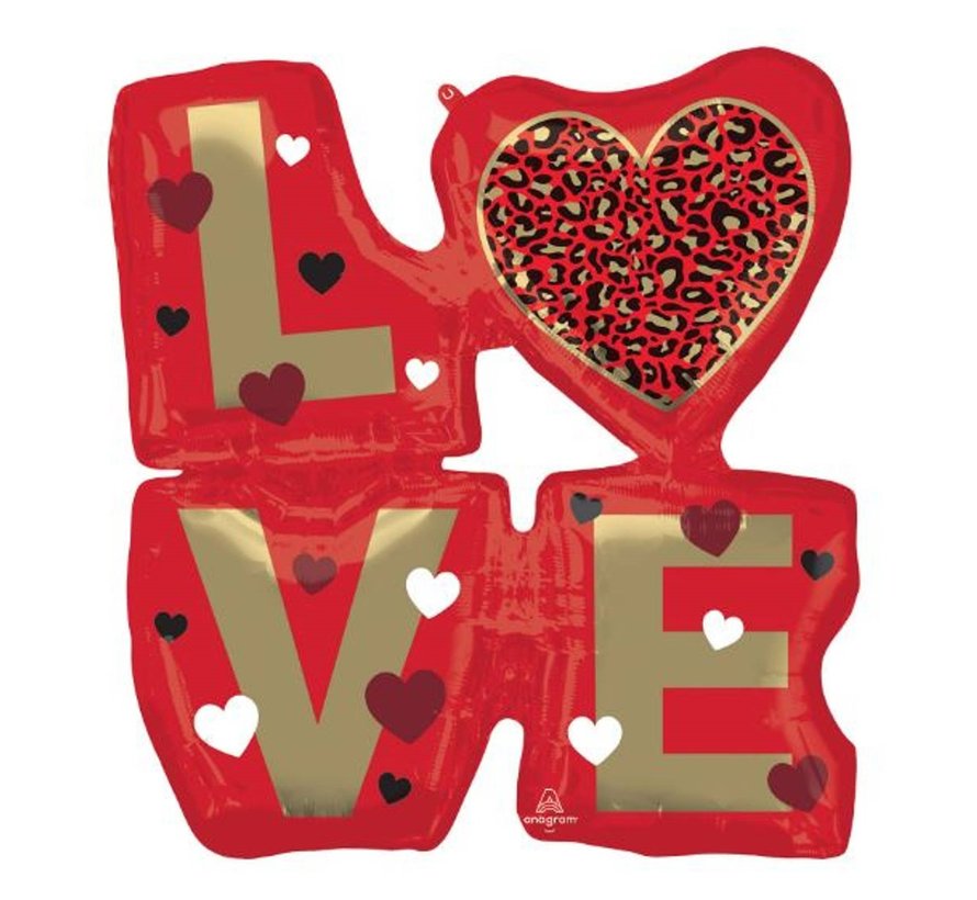 SuperShape Folieballon Love 68 X 73 cm