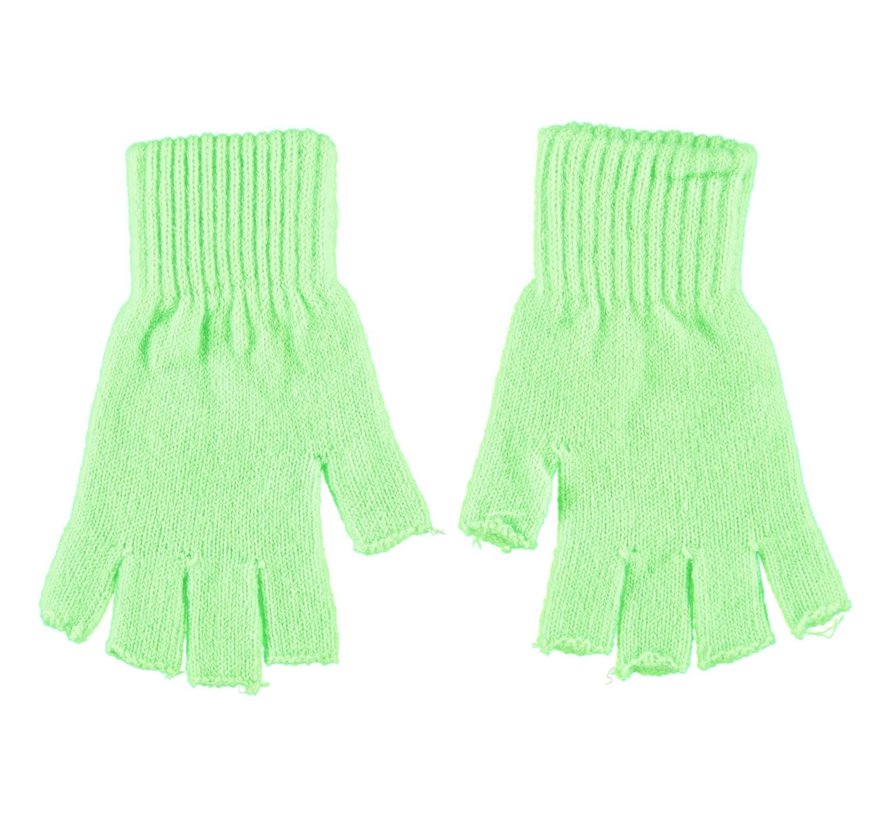 Vingerloze  handschoenen Fluor Groen