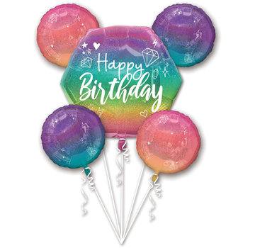 Anagram Ballonnen Bouquet "Sparkle" 5 stuks