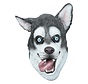 Ghoulish Hoofdmasker Huskey Latex Grijs/wit One-size