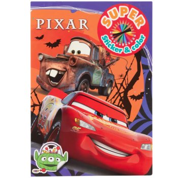 Disney Halloween Super Sticker & Color Kleurboek "Pixar"