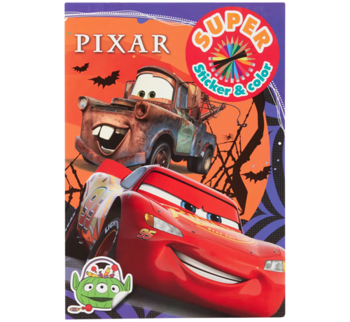 Disney Halloween Super Sticker & Color Kleurboek "Pixar"