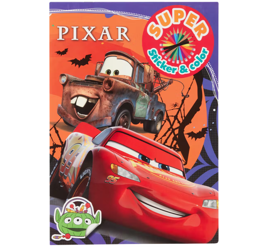 Disney Halloween Super Sticker & Color Kleurboek "Pixar"