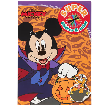 Disney Halloween Super Sticker & Color Kleurboek "Mickey"