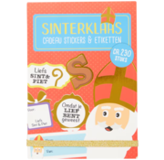 Joni's Winkel Cadeau Stickers & Etiketten Sinterklaas Cadeautjes 230 delig "Rood"