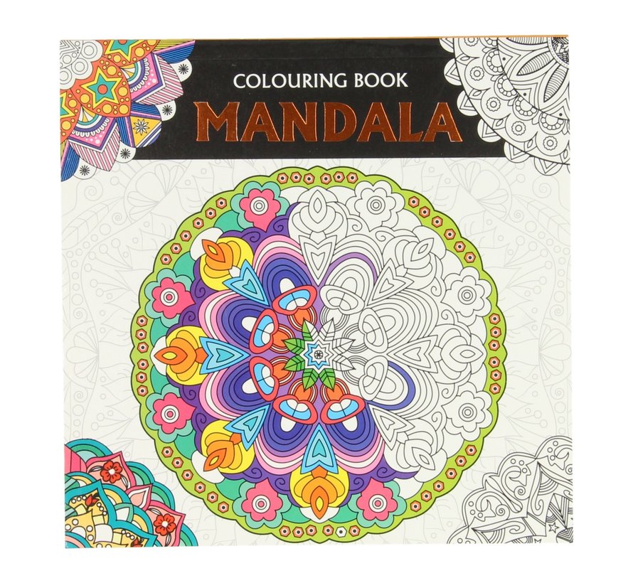 Mandala kleurboek 48 kleurplaten "Orange"