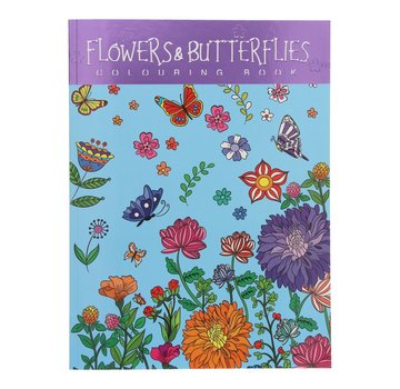 Wins-Holland B.V. Kleurboek Flowers & Butterflies