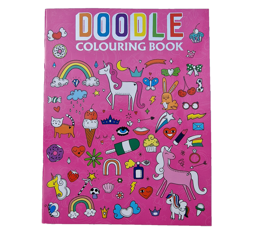 Kleurboek Doodle - Roze
